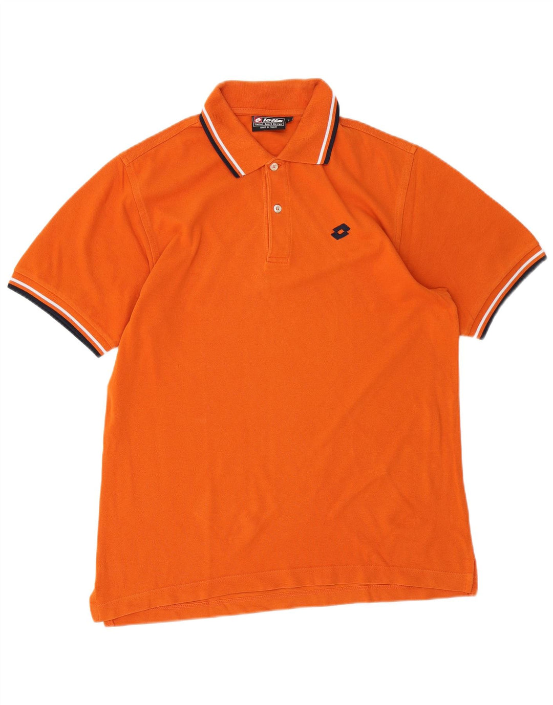 Tricou polo pentru bărbați Lotto mare portocaliu