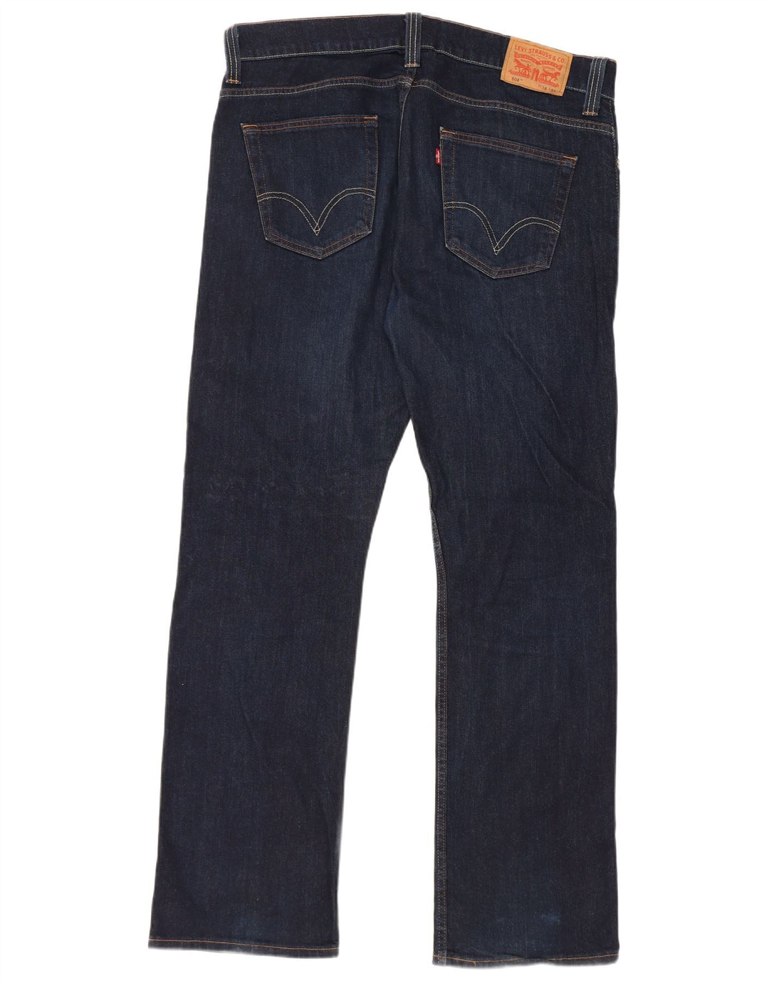 Blugi drepti pentru bărbați Levi's 506 W38 L32 Bumbac bleumarin