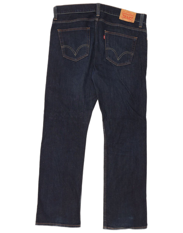 Blugi drepti pentru bărbați Levi's 506 W38 L32 Bumbac bleumarin