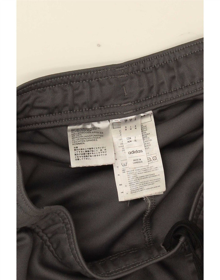 Pantaloni de trening pentru bărbați Adidas, gri mediu, poliester