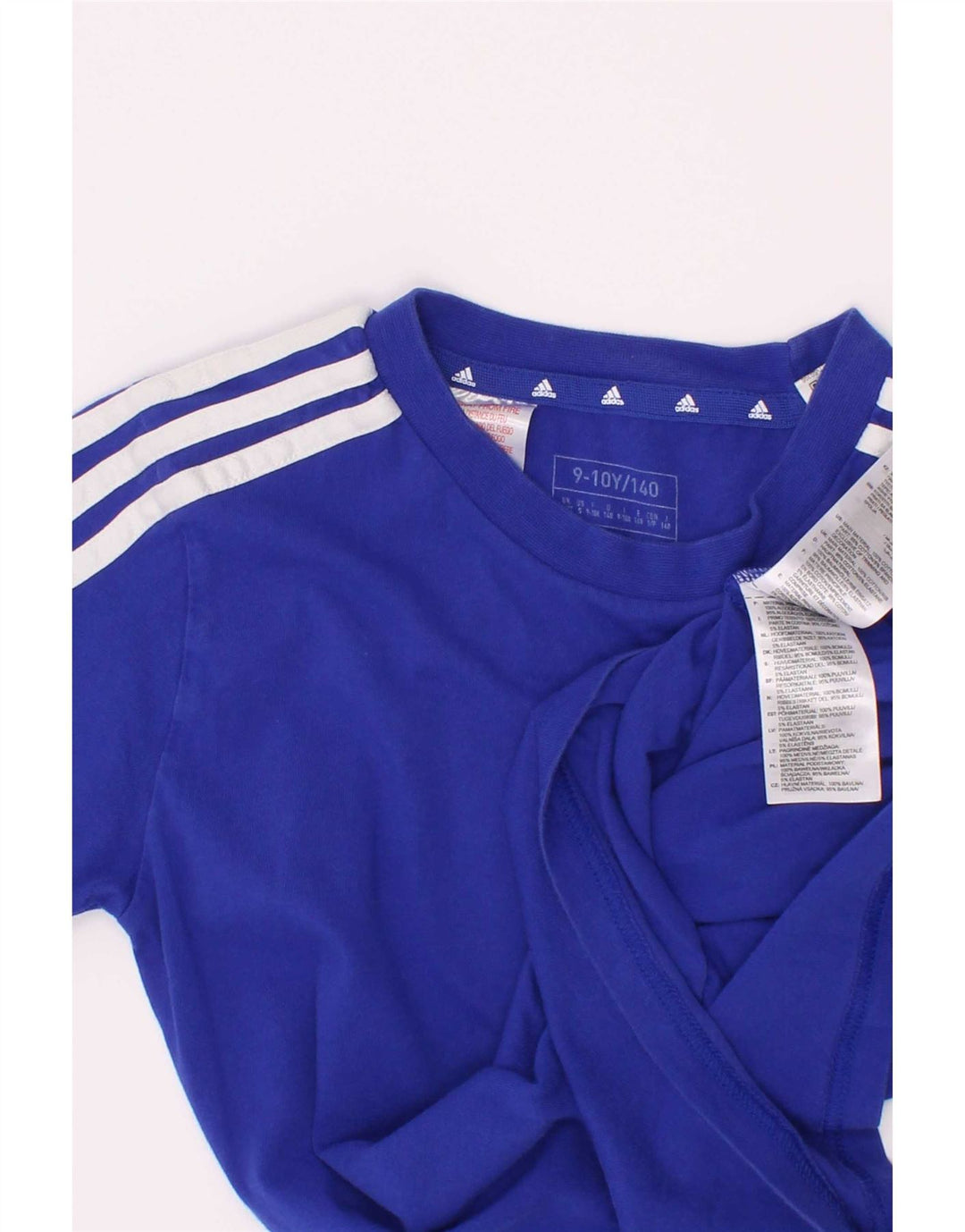 Tricou Băieți Adidas Top 9-10 Ani Bumbac Albastru