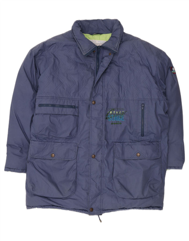 Jachetă căptușită pentru bărbați DIADORA UK 44 2XL Bleumarin Poliester