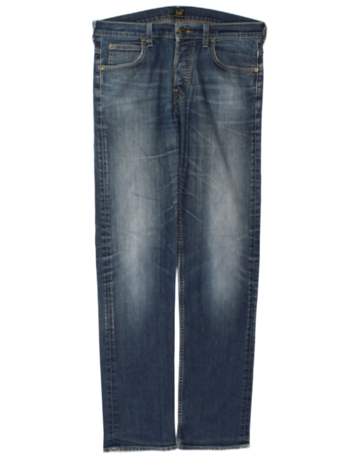 Blugi Lee Powell Slim pentru bărbați W33 L34 Bumbac albastru