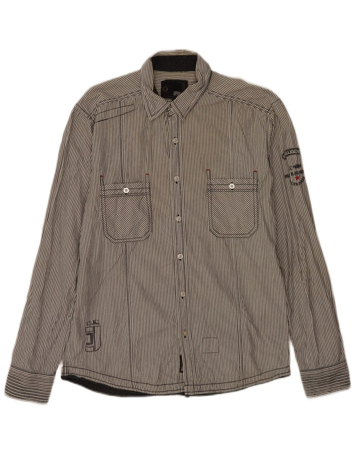 Cămașă Jack & Jones pentru bărbați, mare, bleumarin, cu dungi
