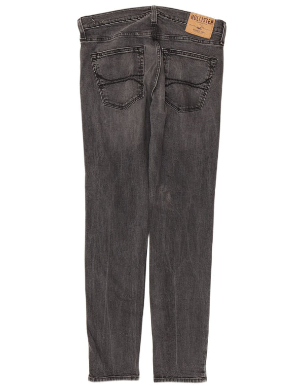 Blugi Hollister pentru bărbați super skinny W32 L32 bumbac gri