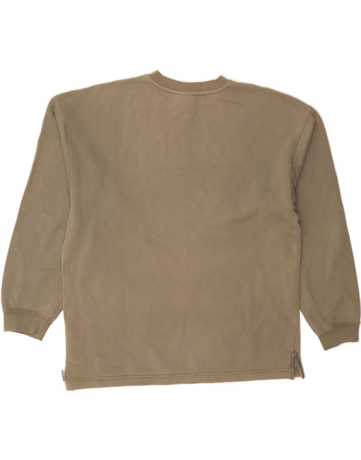 REEBOK Mens Loose Fit Sweatshirt Jumper Small Grey Cotton Vintage Reebok and Second-Hand Reebok from Messina Hembry 