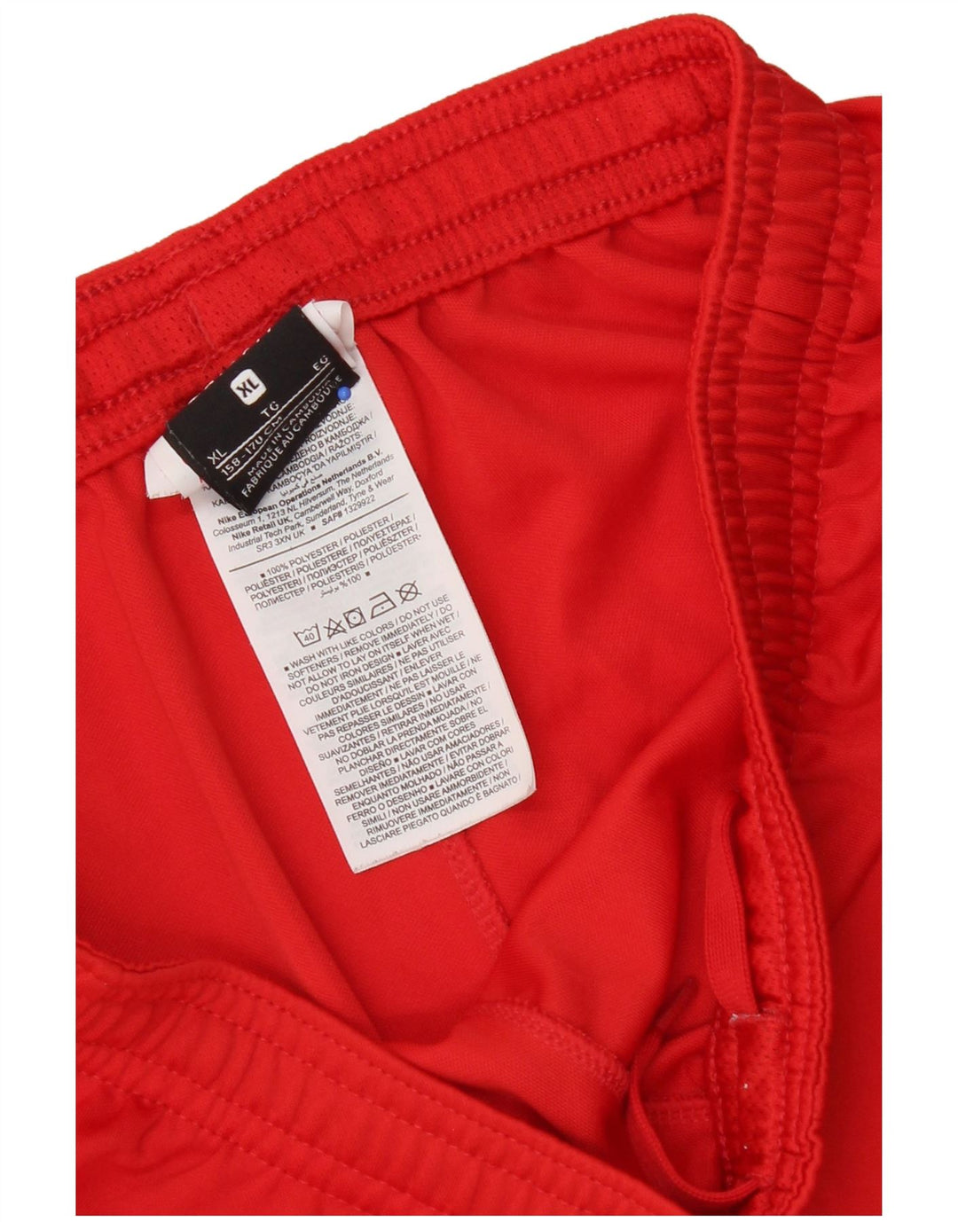Pantaloni scurți sport Nike băieți 13-14 ani XL poliester roșu