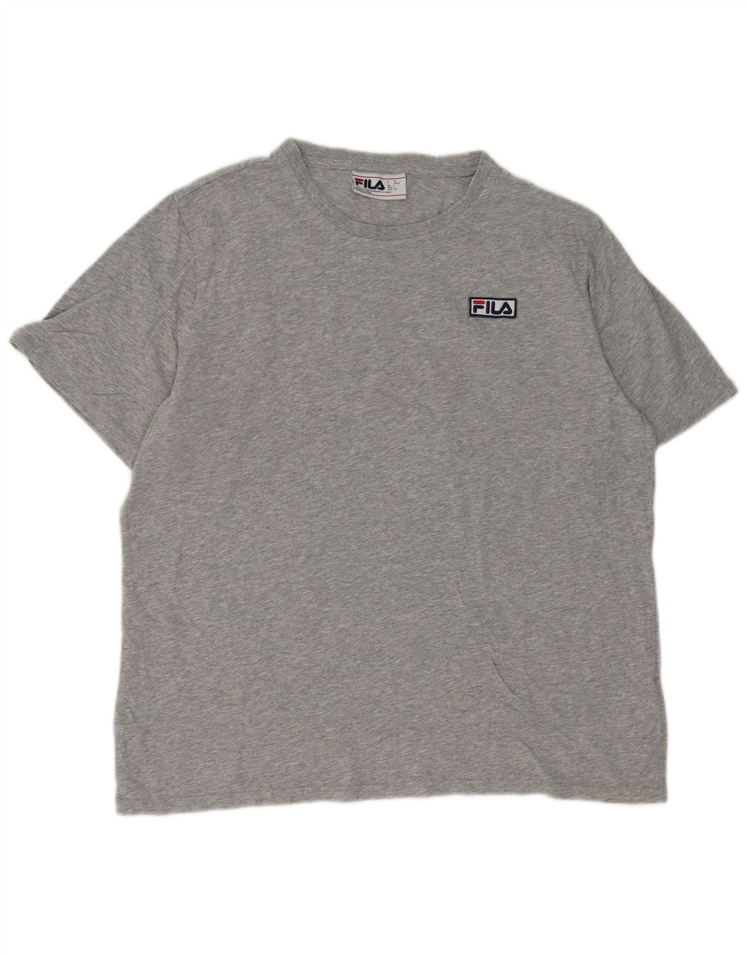 Tricou pentru bărbați Fila Top mare, gri bumbac cu pete
