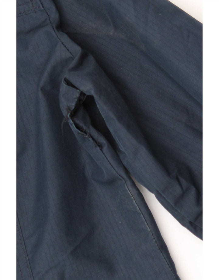 Bomber Hollister pentru femei cu glugă, UK 10, poliester, albastru marin mic