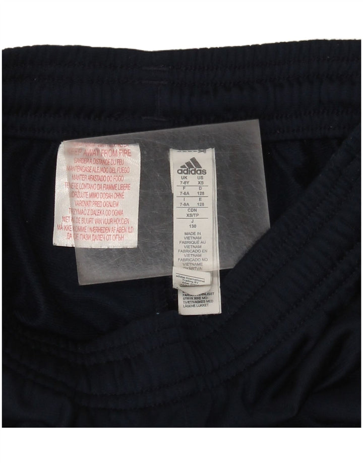Pantaloni de trening Adidas pentru baieti Joggeri 7-8 ani Poliester bleumarin