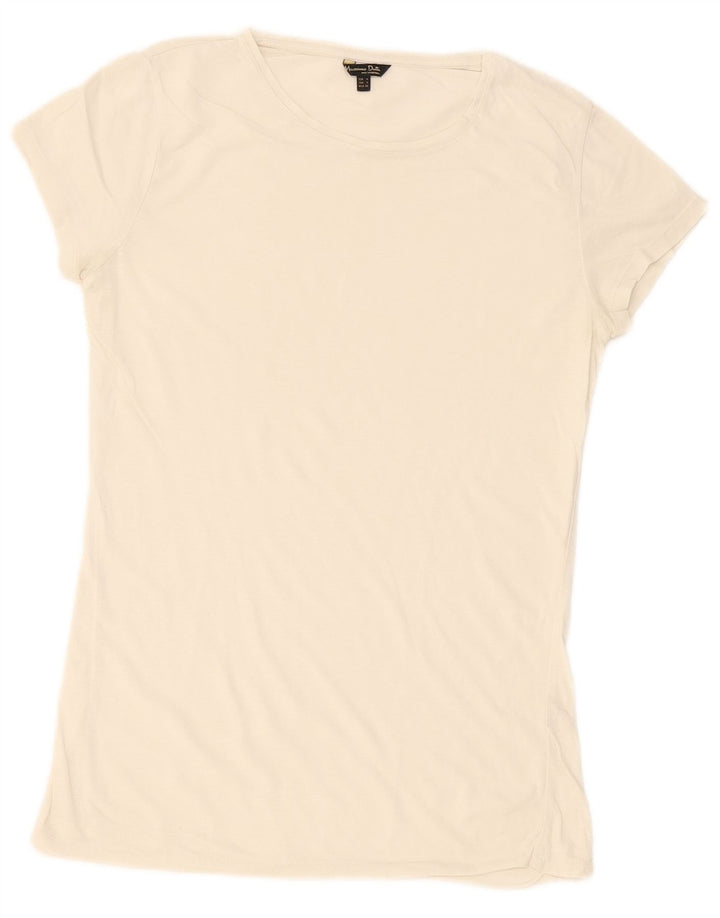 Tricou Massimo Dutti pentru femei Top UK 10 Small Off White