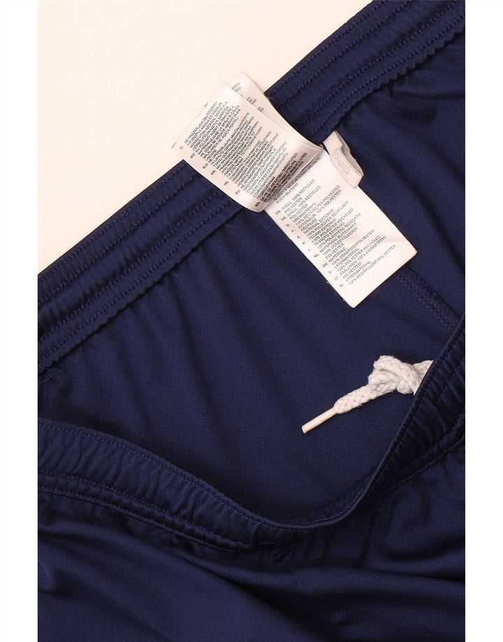 Pantaloni scurți sport pentru bărbați Adidas Climalite, mari, albastru, poliester color bloc