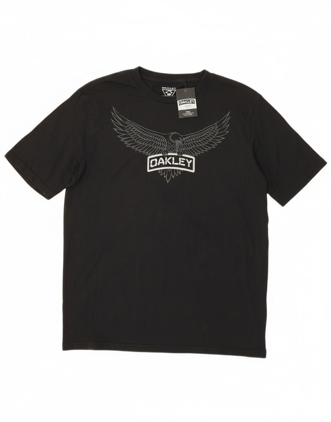 Tricou grafic Oakley pentru bărbați Top mediu negru