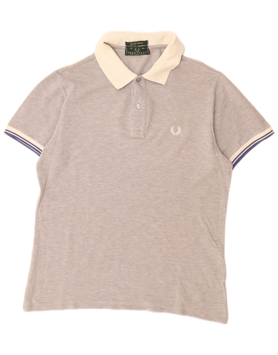 FRED PERRY Tricou polo pentru bărbați, bumbac, gri mediu