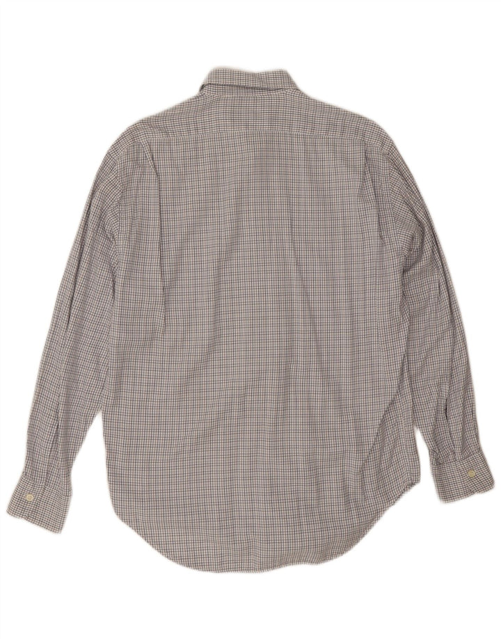 Cămașă pentru bărbați Henry Cottons Mărimea 39 15 1/2 Medium Gri Gingham
