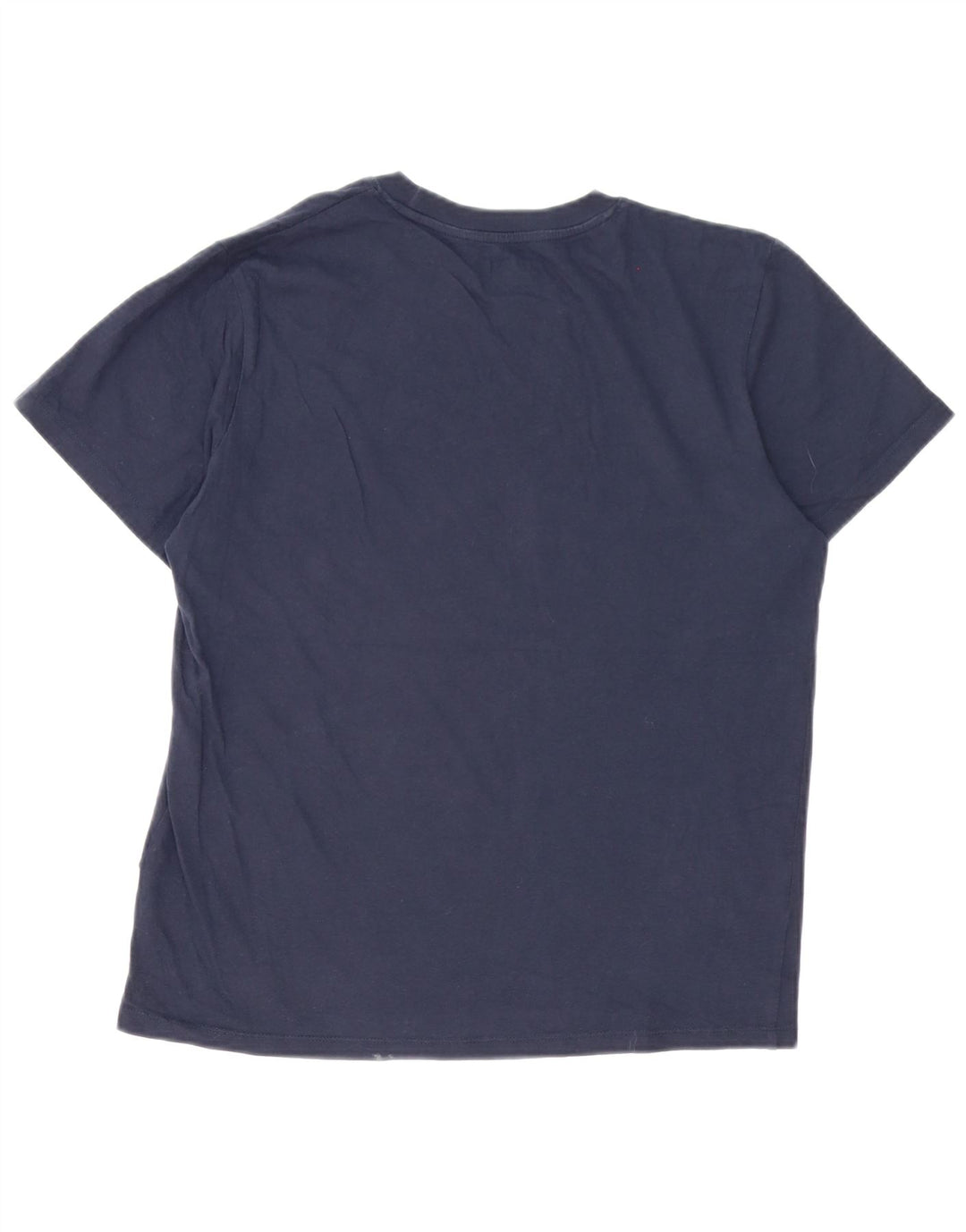 Tricou cu grafic Jack & Jones pentru bărbați Top mediu din bumbac bleumarin