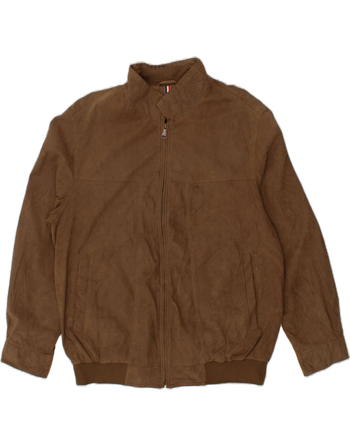 PIERRE CARDIN Bomber pentru bărbați IT 56 3XL Maro Poliamidă