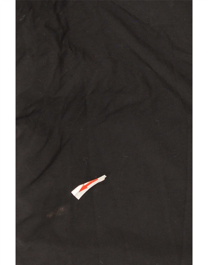 Jachetă căptușită cu glugă grafică Nike pentru bărbați Marea Britanie 42/44 Poliester negru mare