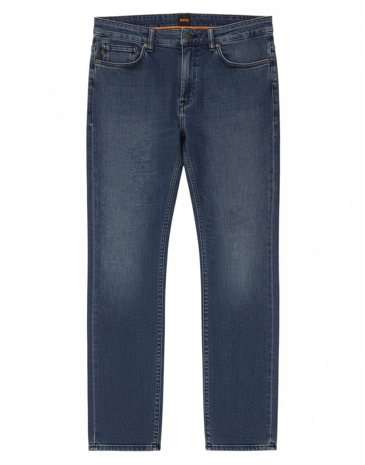 Blugi slim pentru bărbați Hugo Boss W32 L34 Bumbac albastru