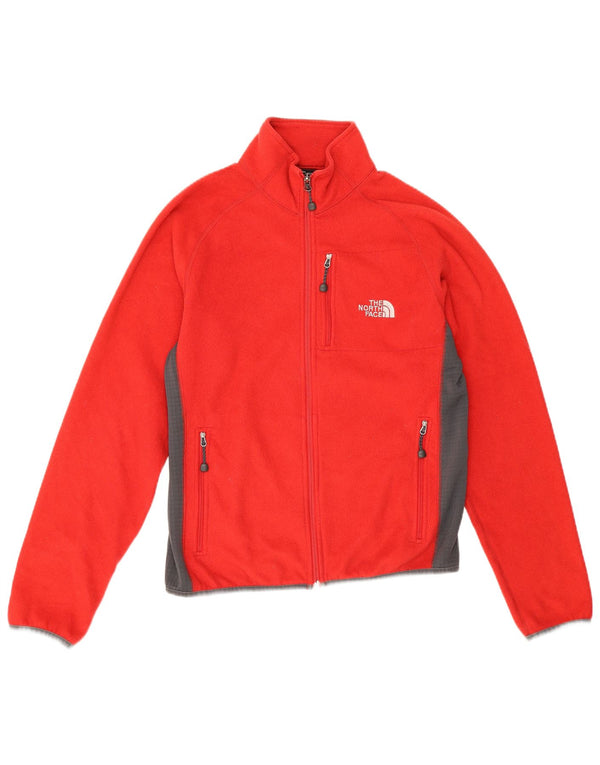 The North Face Mens Fleece Jacket UK 38 Medium Red Poliester Sports