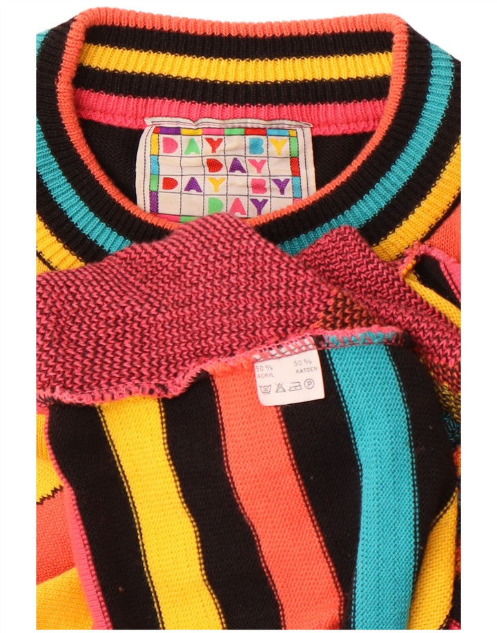 Pulover pentru femei VINTAGE cu gâtul turnat UK 16 mare, multicolor