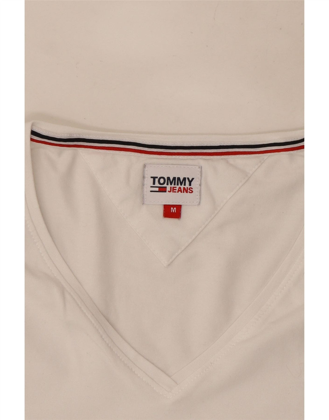 Tricou Tommy Hilfiger pentru femei Top UK 12 Medium White