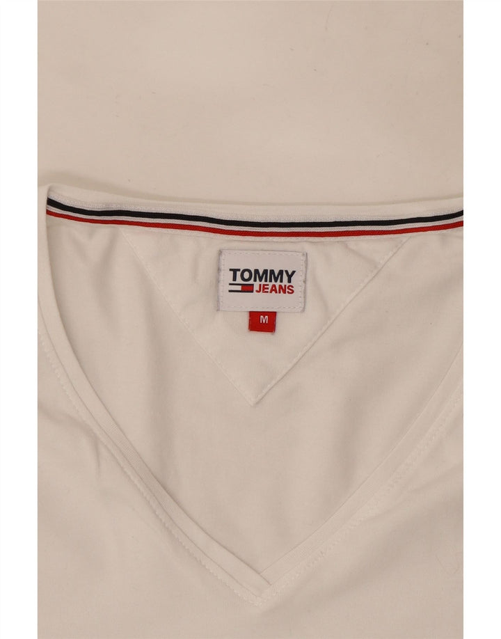 Tricou Tommy Hilfiger pentru femei Top UK 12 Medium White