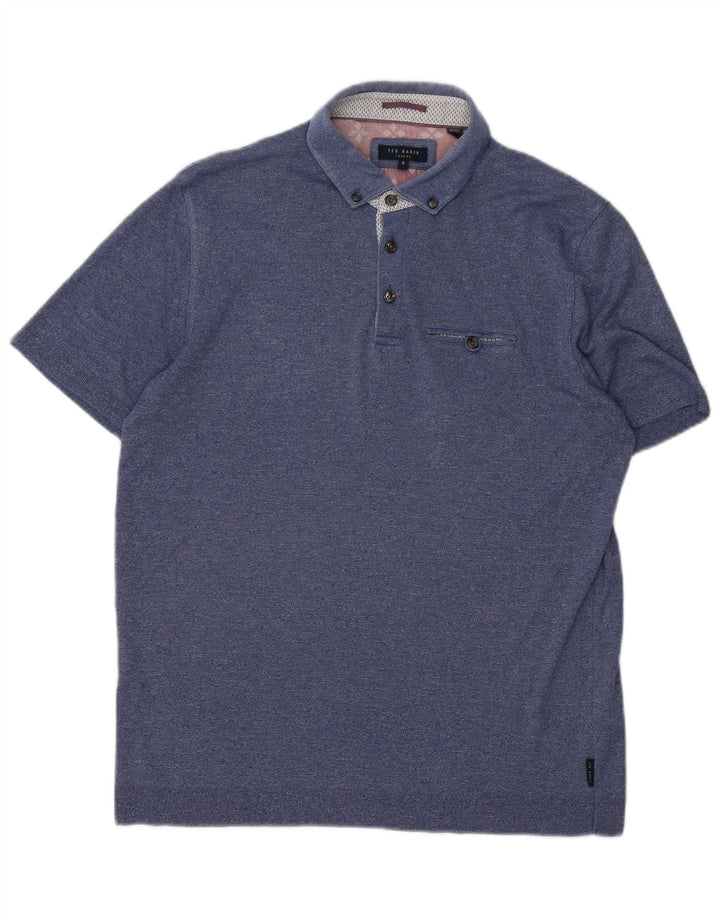 Tricou polo pentru bărbați Ted Baker Mărimea 5 XL Bumbac albastru