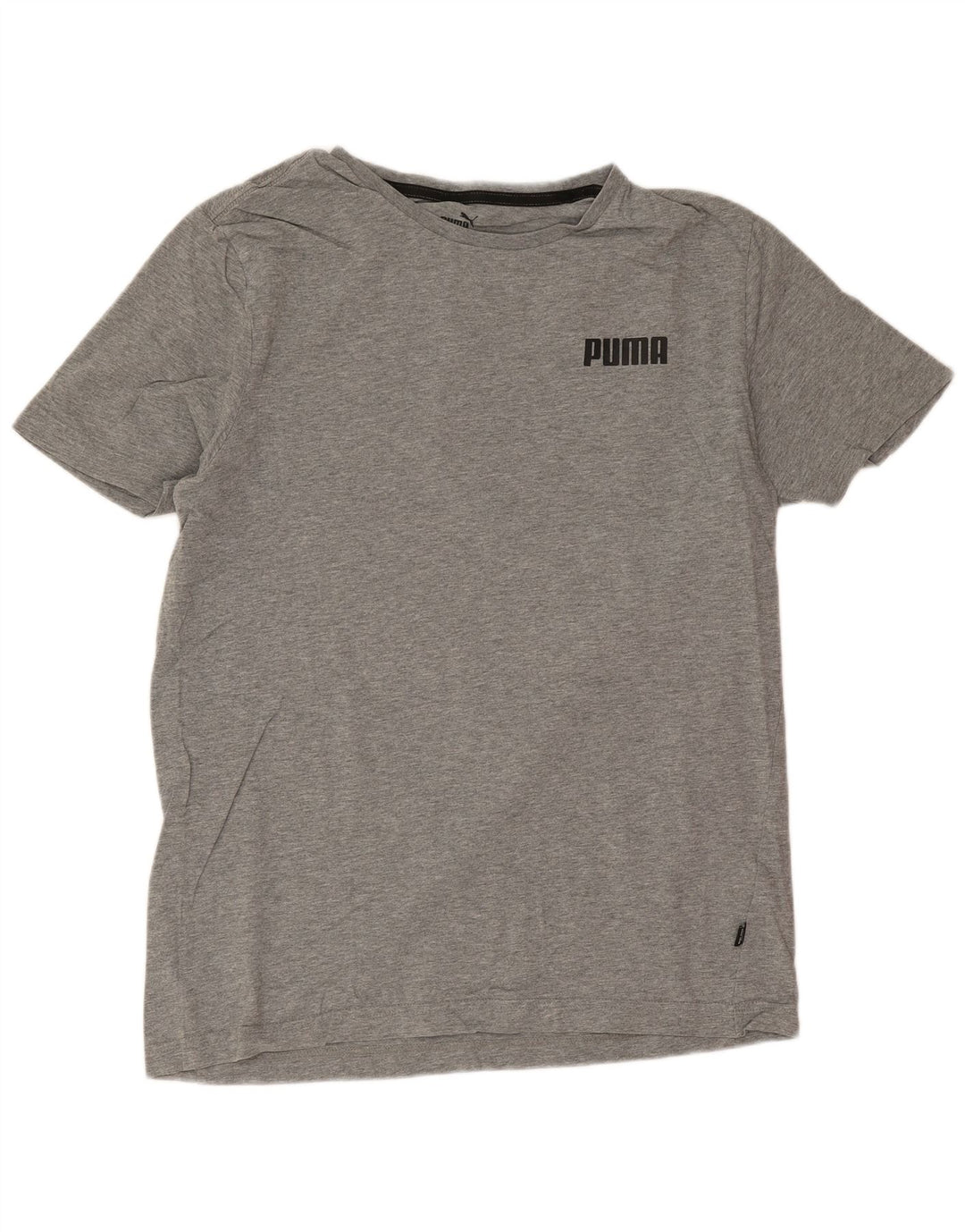 Tricou pentru bărbați Puma Top din bumbac cu pete gri mediu
