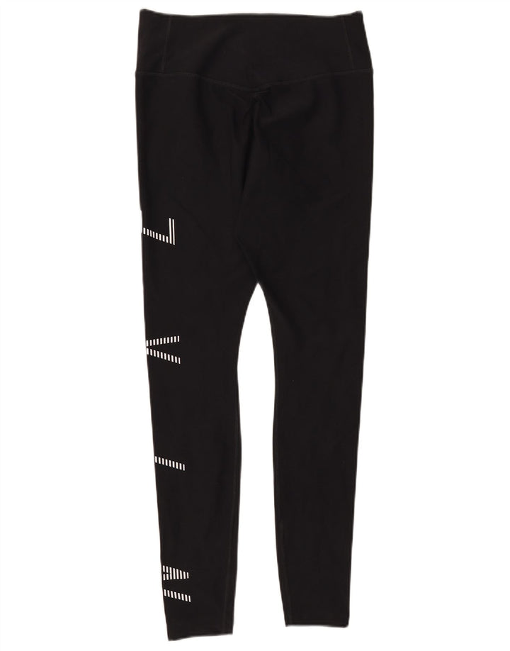 Leggings Nike Dri Fit Graphic pentru femei UK 12 Medium Black