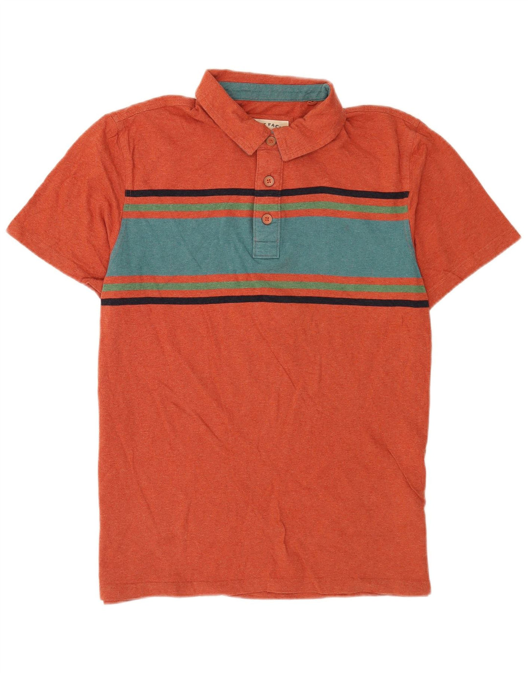 Tricou polo pentru bărbați Fat Face, mare portocaliu, bumbac color bloc