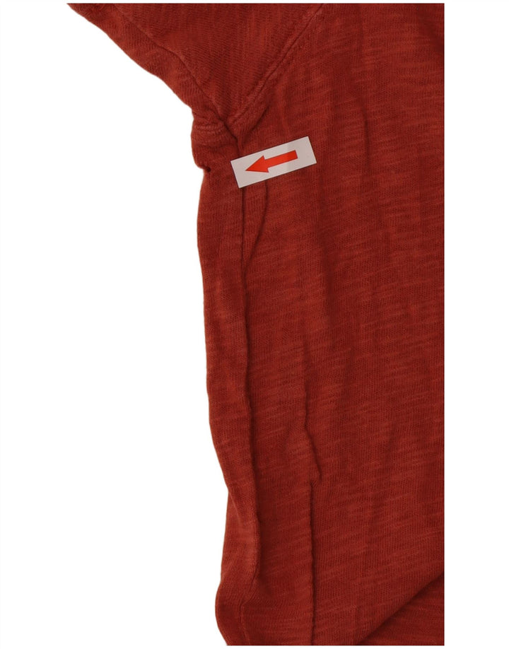Fat Face Bărbați Tricou Top Mic Roșu Bumbac