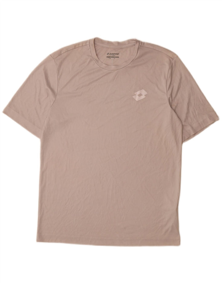Tricou Bărbați Lotto Top Medium Gri Poliester