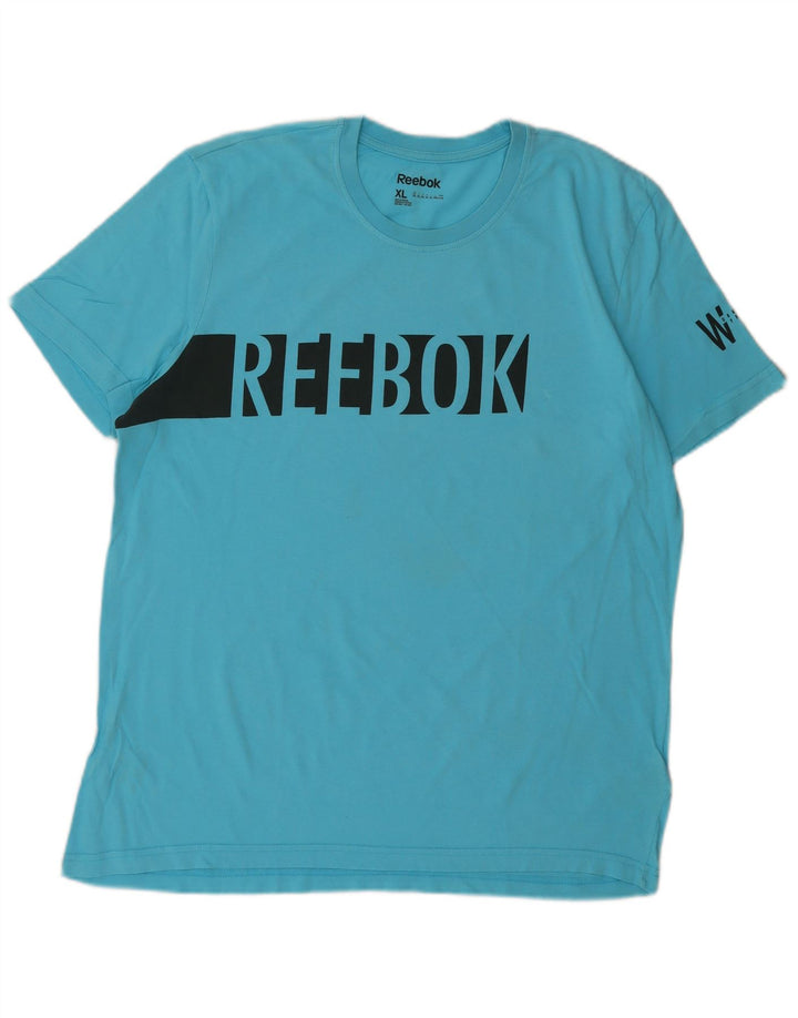 Tricou grafic REEBOK pentru bărbați Top XL Albastru