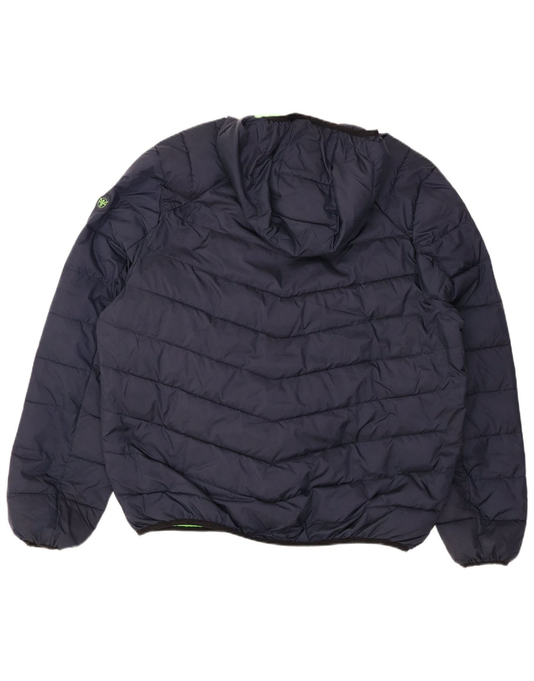 Jachetă căptușită cu glugă pentru bărbați CHIEMSEE UK 42 XL poliester bleumarin