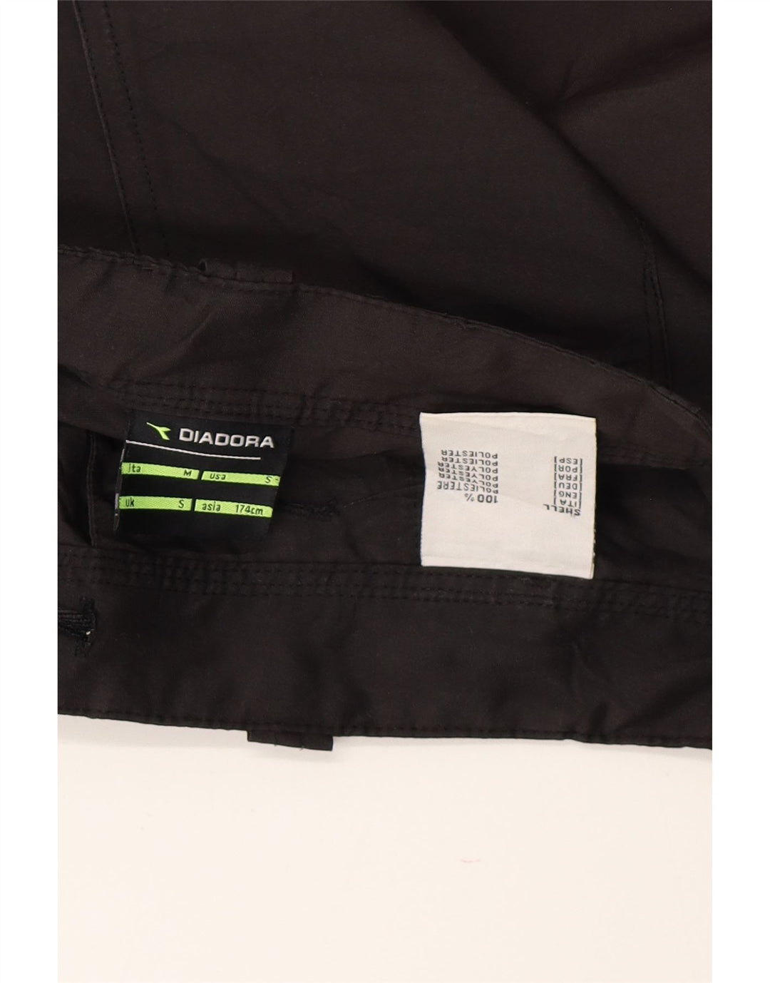 Pantaloni scurți pentru bărbați DIADORA Italia Cargo Small W32 Poliester negru