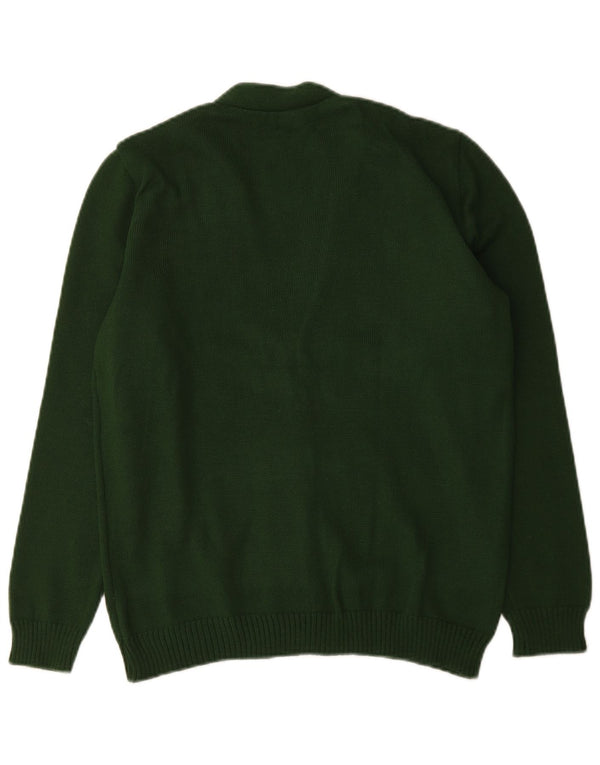 Pulover Cardigan Vintage pentru femei UK 14 Large Green