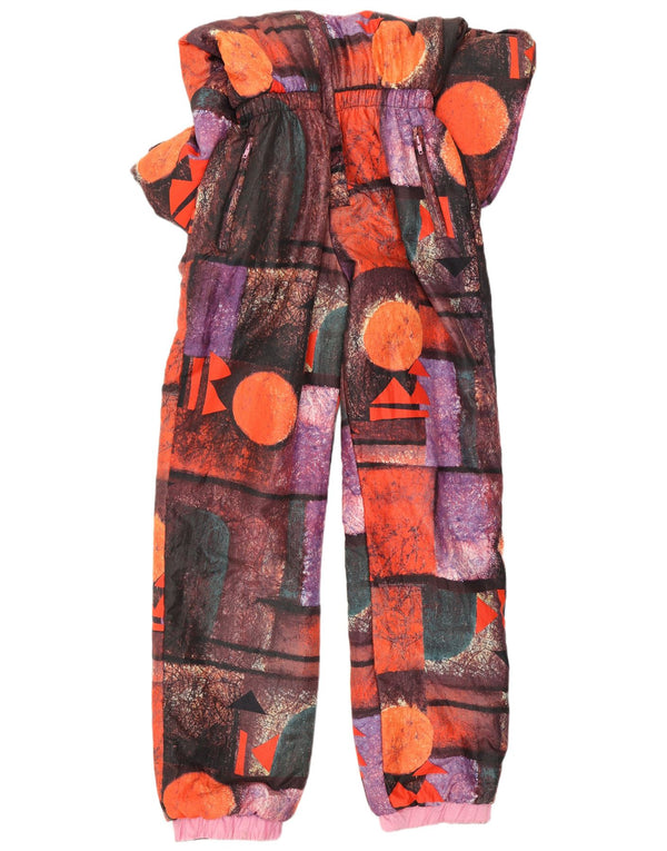 Vintage Womens Reversible Ski Jumpsuit IT 42 Medium Multicoloured Geometric
