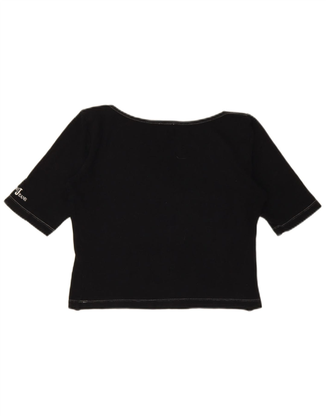 Tricou Crop pentru femei Armani Jeans Top IT 44 Medium Black