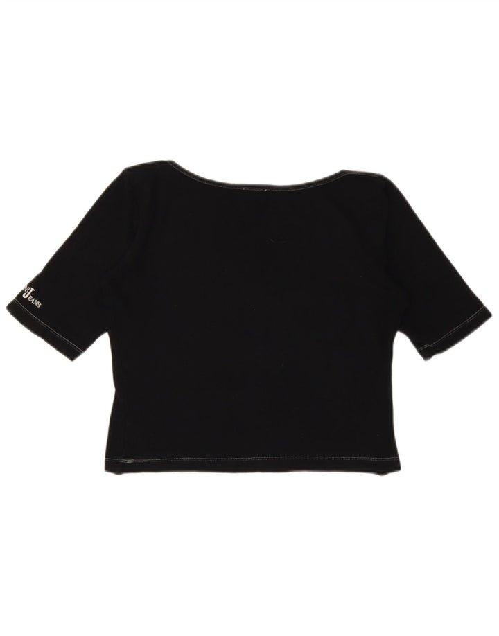 Tricou Crop pentru femei Armani Jeans Top IT 44 Medium Black