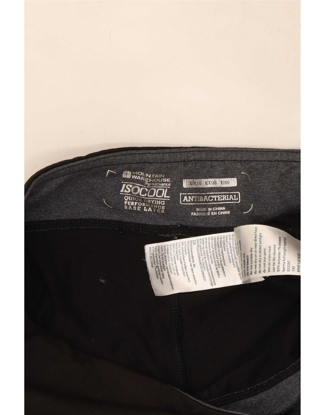 Leggings pentru femei Mountain Warehouse UK 10 Poliester negru mic