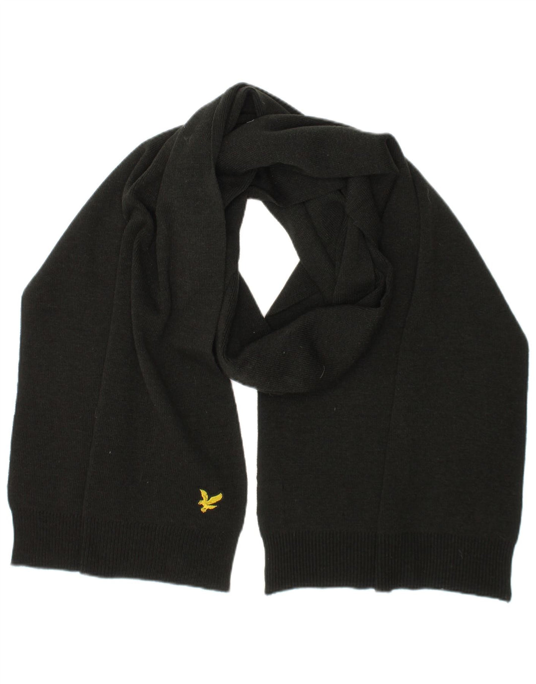 Eșarfă dreptunghiulară Lyle & Scott pentru bărbați, mărime, poliester negru