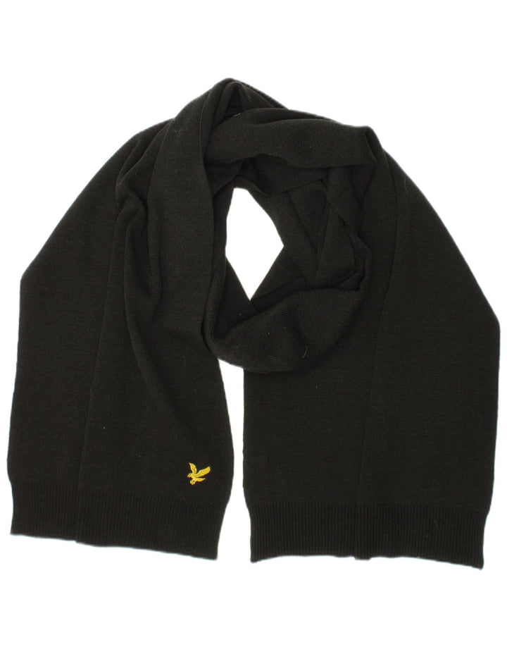 Eșarfă dreptunghiulară Lyle & Scott pentru bărbați, mărime, poliester negru