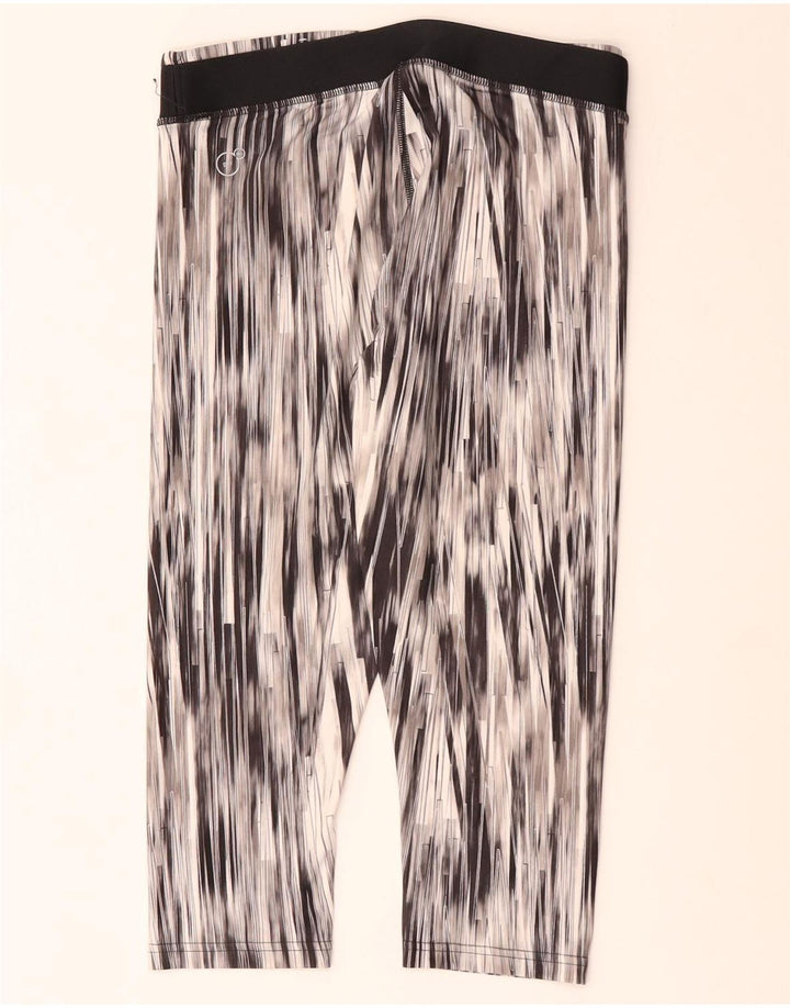Leggings Capri PUMA pentru femei UK 14 Poliester cu dungi negre medii