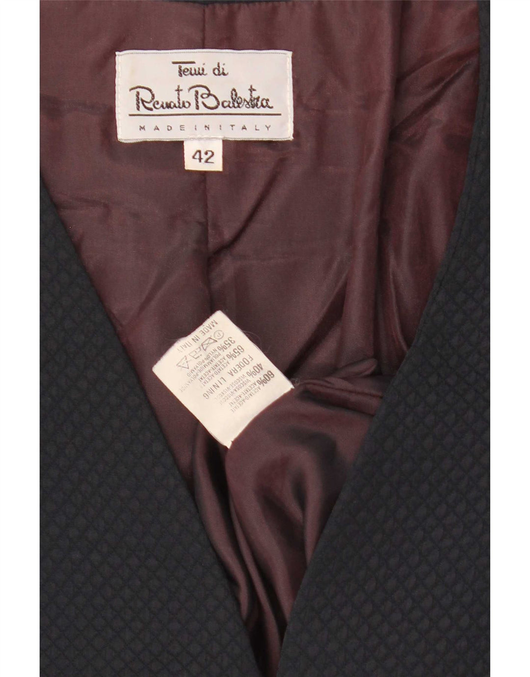 Jachetă Bolero pentru femei Renato Balestra IT 42 Medium Bleumarin Argyle/Diamond