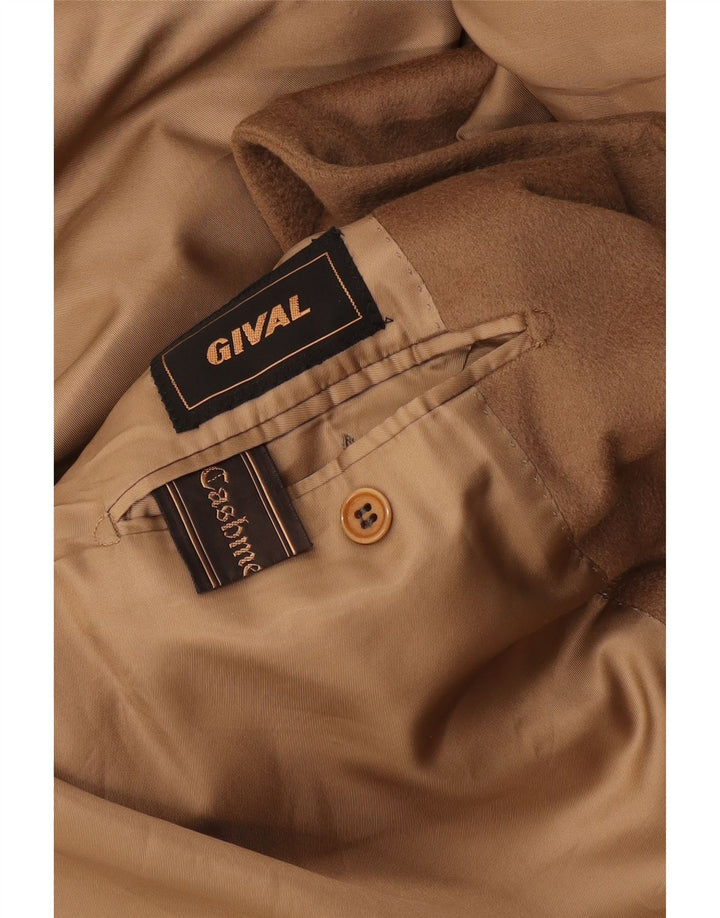 Pardesiu vintage pentru bărbați UK 40 mare, bej, cașmir