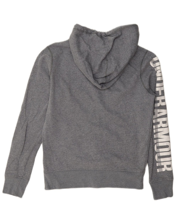 Pulover pentru bărbați Under Armour, cu fermoar, cu capota, XS, gri, bumbac