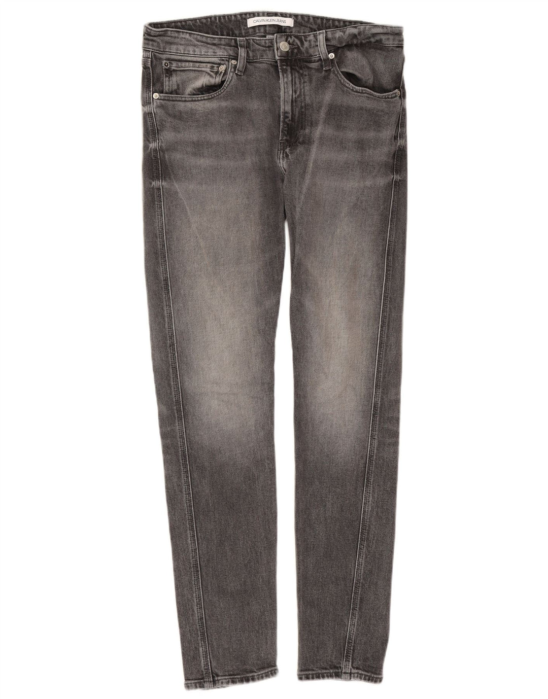CALVIN KLEIN Blugi skinny pentru femei W31 L32 bumbac gri