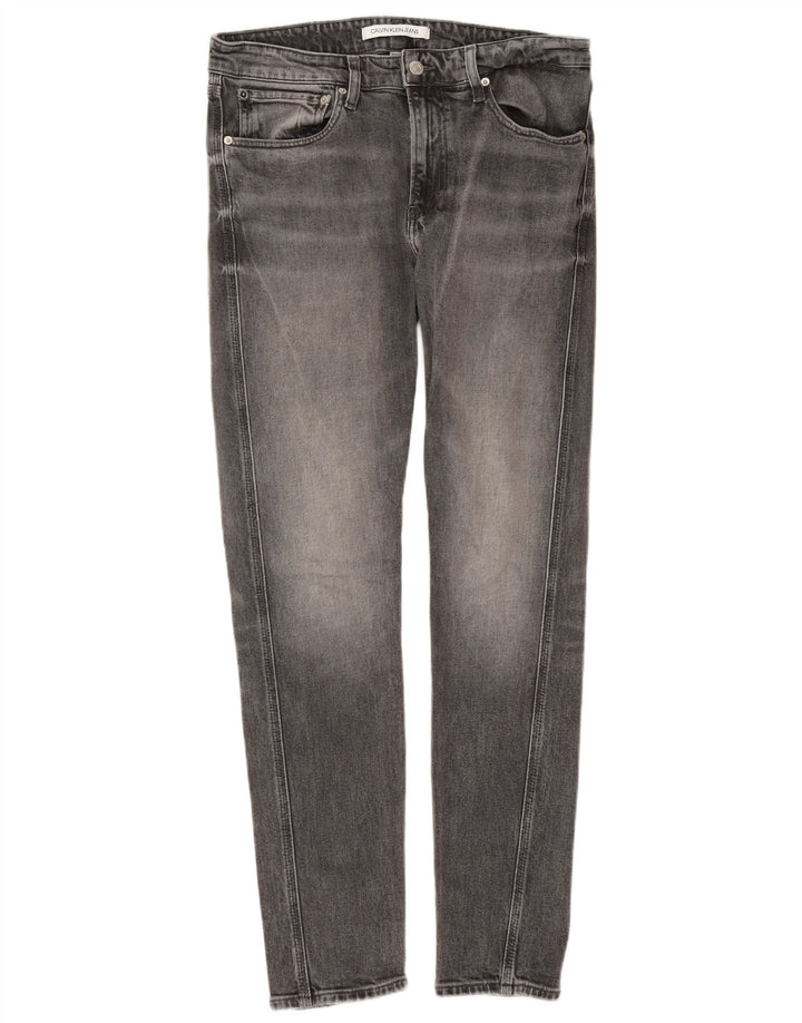 CALVIN KLEIN Blugi skinny pentru femei W31 L32 bumbac gri