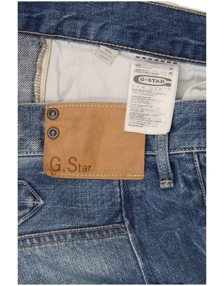 G-STAR Blugi pentru bărbați drepte W36 L30 Bumbac albastru